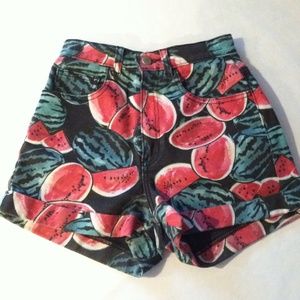 American Apparel Watermelon Shorts