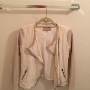 IRO linen and leather moto jacket!