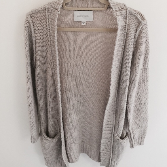 Brochu Walker cardigan with inside out detail.