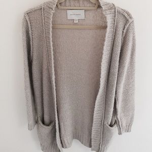 Brochu Walker cardigan with inside out detail.