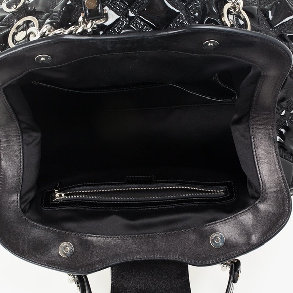 【flash sale】Authentic Versace black chain link bag - Picture 4 of 4