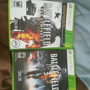 Xbox 360 Battlefield 2 and 3