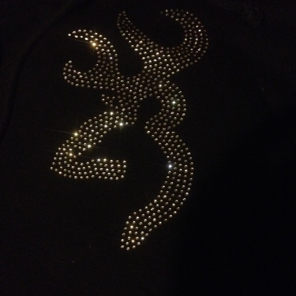 🎀SOLD on Mercari🎀Bling browning hoodie