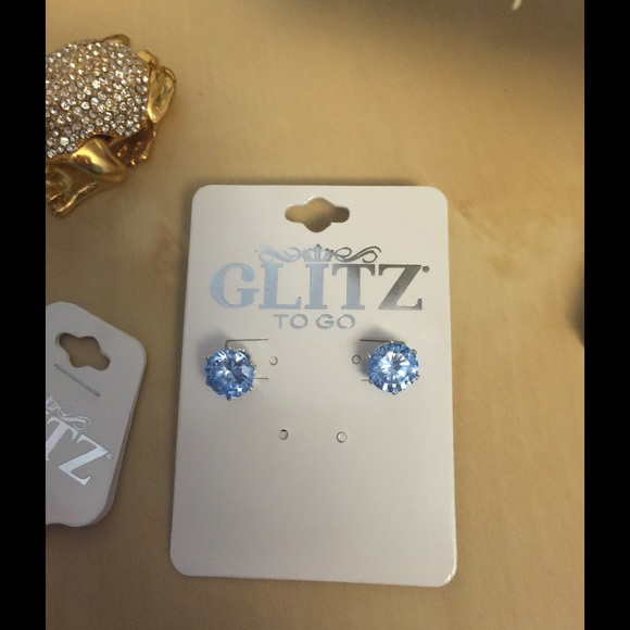 Blue earrings