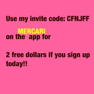 Here is a invite code MERCARI:「CFNJFF」