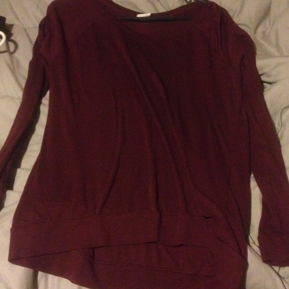 Victoria Secret garnet long sleeve top