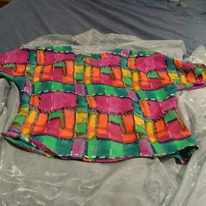 Color block dress shirt