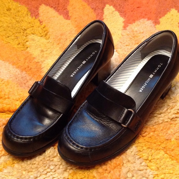 Tommy Hilfiger Black Loafers