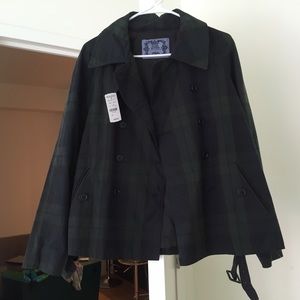 Plaid brooks brothers coat NWT orig. $400