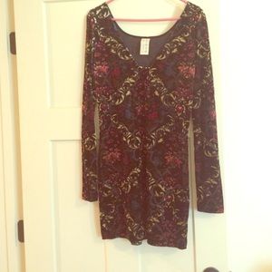 FREE PEOPLE VELVET DRESS