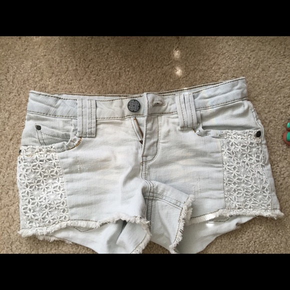 Denim shorts