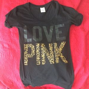 black and cheetah VS LOVE PINK +bedazzled