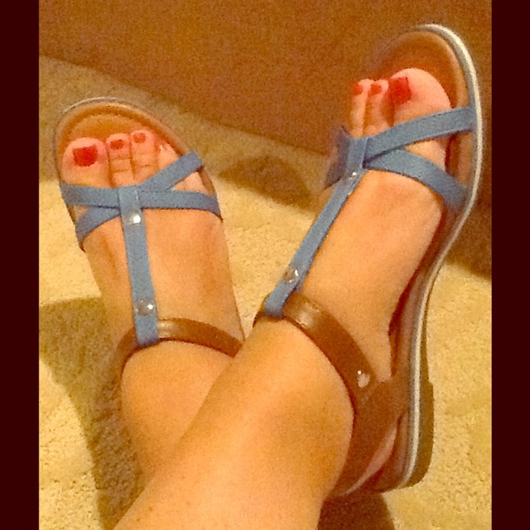 Blue sandal. 👡👡👡