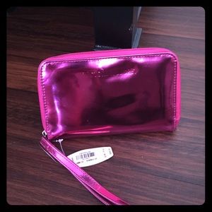 Victoria Secret Hot Pink Phone Wallet