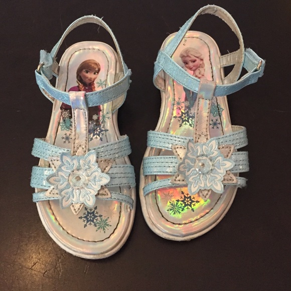 Frozen little girls sandals