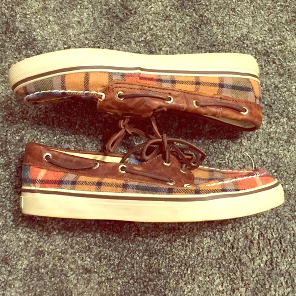 ⚓️Plaid Print Sperry Topsiders⚓️