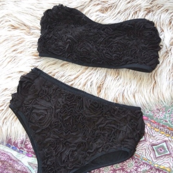 American Apparel 3D rose swim/sun set