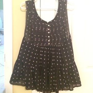 FREE PEOPLE BABY DOLL TOP NWOT