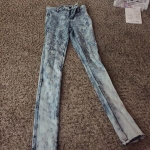 Acid Wash Jeggings