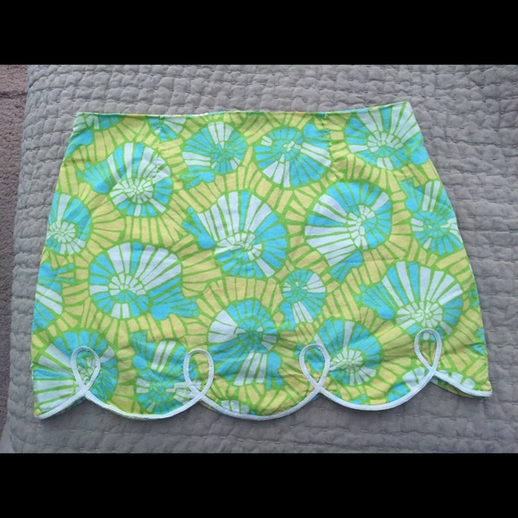 Lilly Pulitzer Scallop Mini Skirt