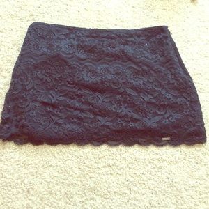 Navy blue Hollister skirt