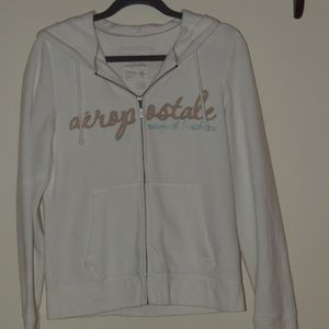 White Aero Hoodie