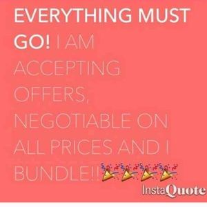 Accepting offers!