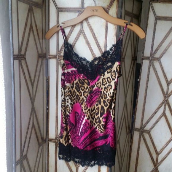 Leopard Lace Cami