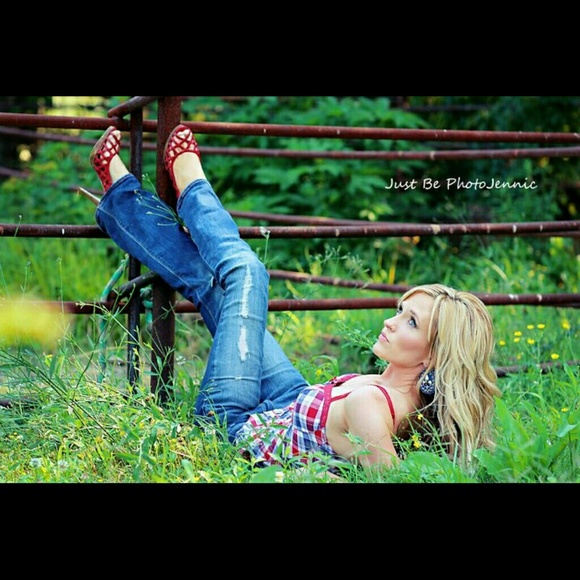 Red white and blue country corset top. JUST REDUCE