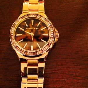 MK5723 Gramercy Gold Tone Glitz Tortoise Dial