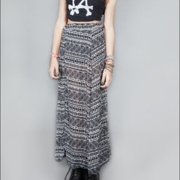 Brandy Melville tribal print maxi