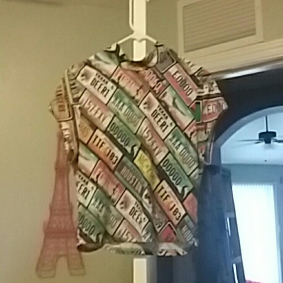 License Plate Crop Top