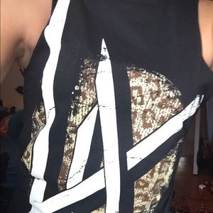 LA leopard PacSun tank top