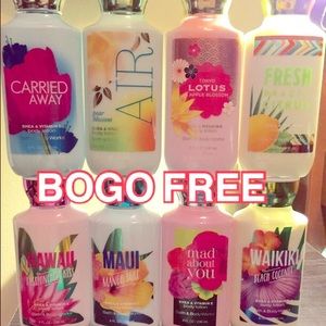 BATH & BODY WORKS LOTION. " BOGO FREE "