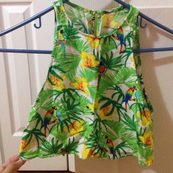 American apparel lulu crop top