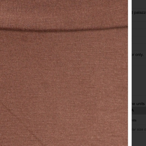 NWT Palazzo Khaki Pants S, M, L - Picture 4 of 4