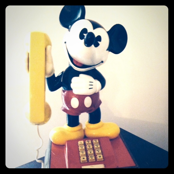 Vintage Mickey Mouse phone from the 1970s