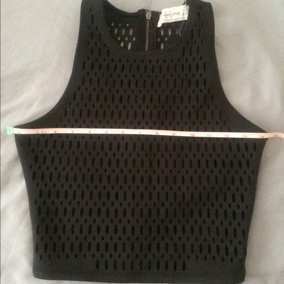 Abercrombie Neoprene crop top - Picture 3 of 4