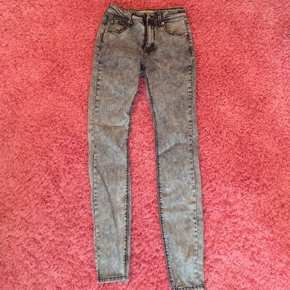 Bullhead High-Rise Acid Wash Jeggings, Pacsun