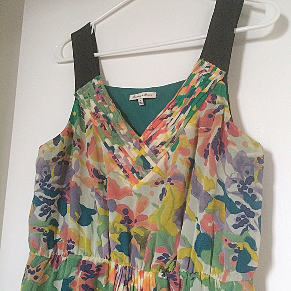 Madewell Dress - Printed Silk Floral NWOT size 8 - Picture 2 of 4