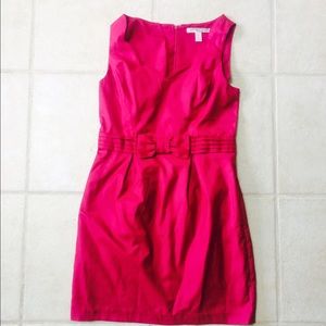 Bright pink dress