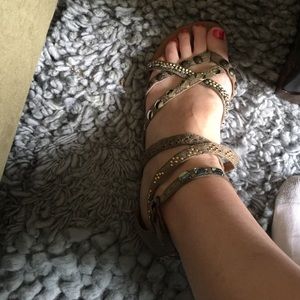 Super cute gladiator sandals size 9