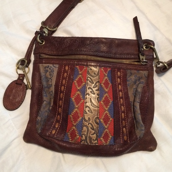 Fossil brand over the shoulder purse