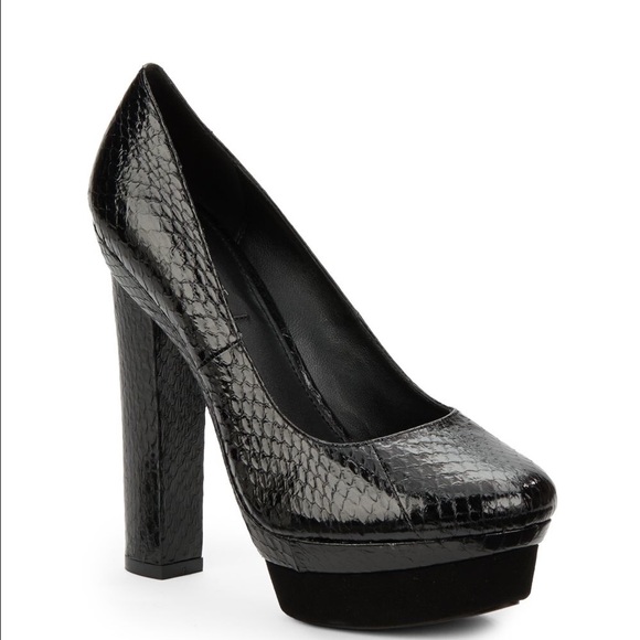Rachel Zoe Perri Real Snake/Kid Suede
