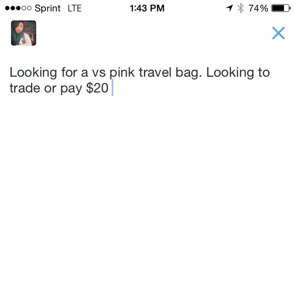 ISO pink travel bag
