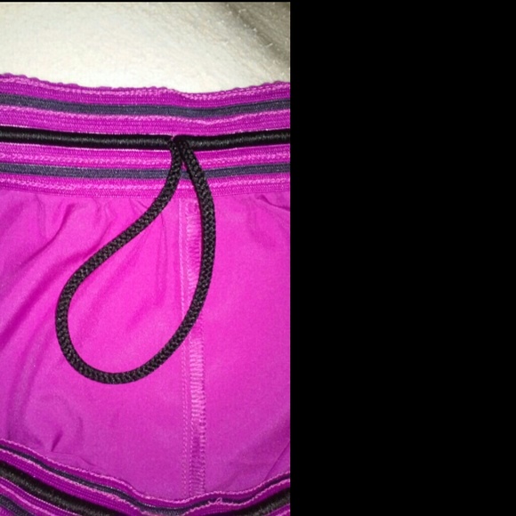 Pink And Grey Adidas Running/Workout Shorts - Picture 3 of 4