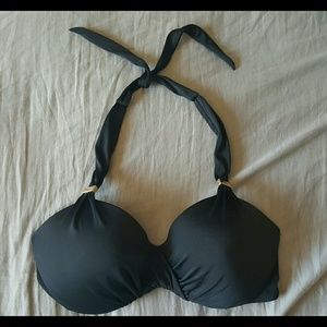 Black Victoria's Secret Bikini-Top Only