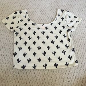 cactus crop top