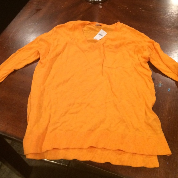 Orange Sweater