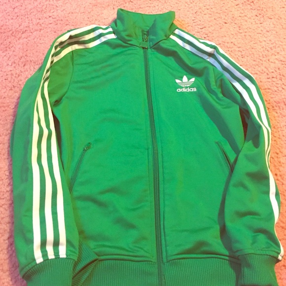 green adidas jacket